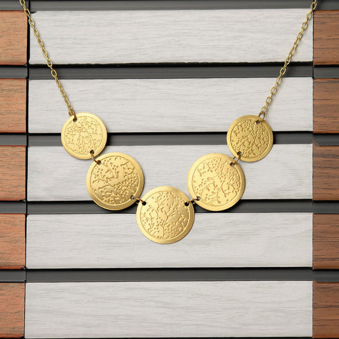 Coin Palette Necklace - The Earth Store - Fashion Accessories